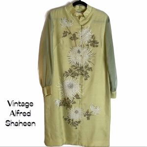 Vintage 60’s Alfred Shaheen Hand Painted Tunic Size 12